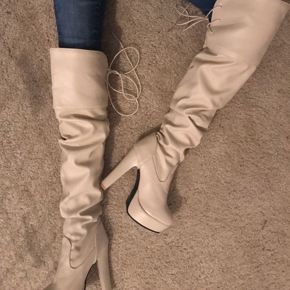 cinderella of boston Other - 6in. platform knee-high boots